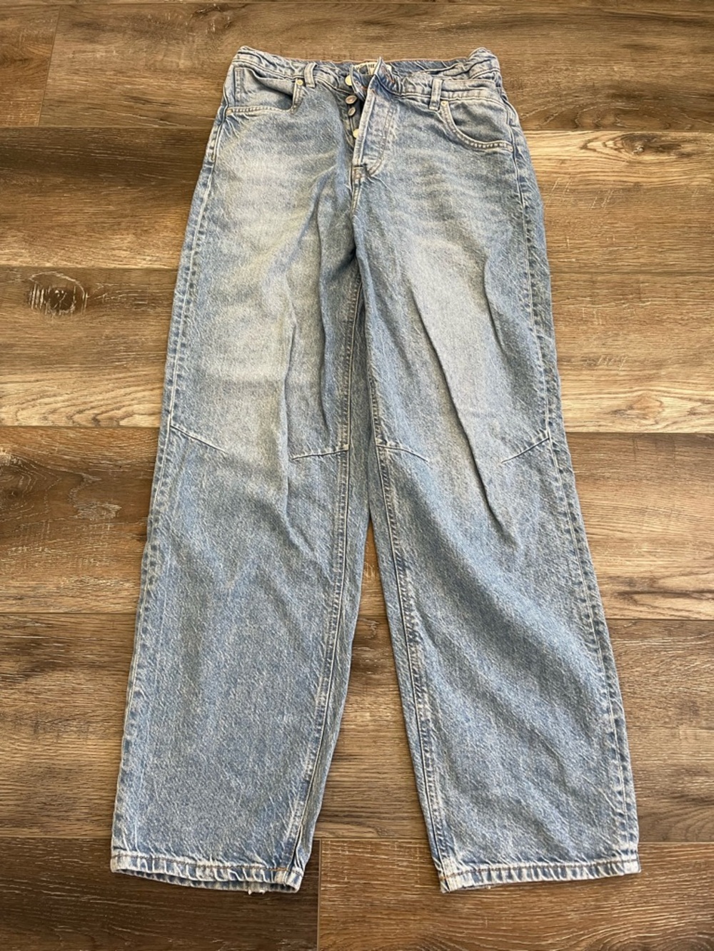 We The Free Light Blue Straight Leg Jeans like new size 27